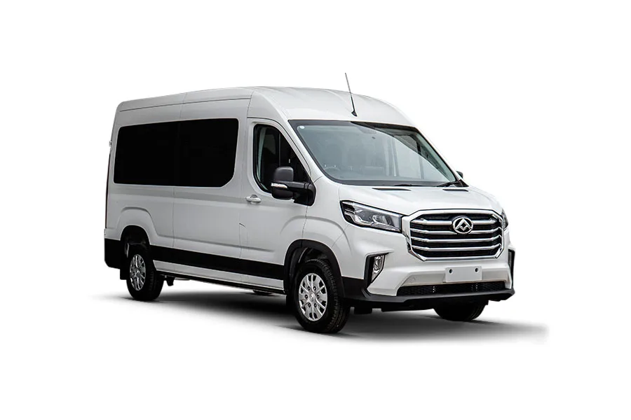 White tour van used for Epic Adventures transportation